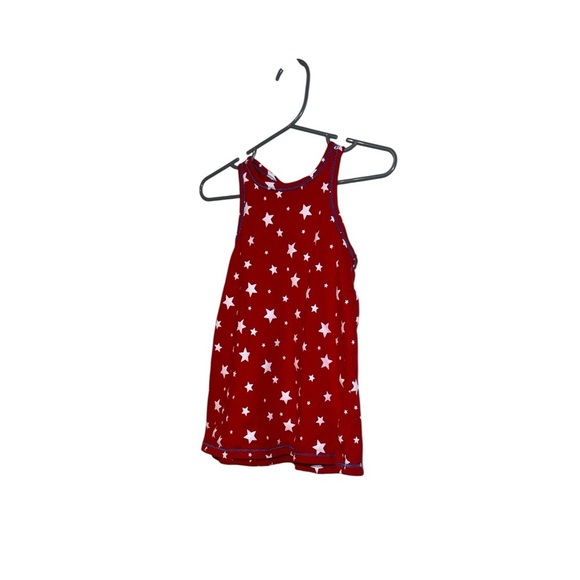 Cat & Jack Toddler Girl Red White and Blue Stars Racerback Dress Size 18 Months - Picture 8 of 9
